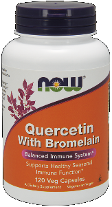 Quercetin with Bromelain (120 vcaps) NOW Foods